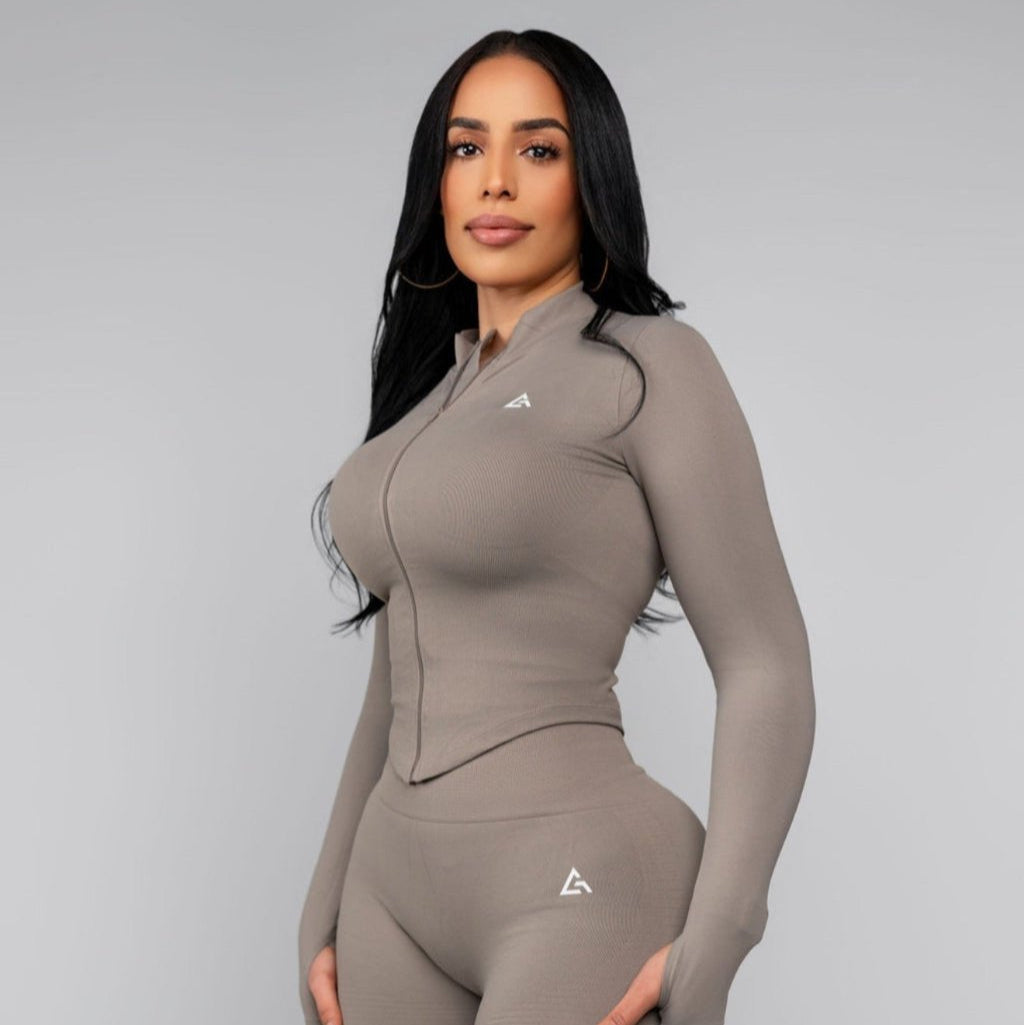 THREE PIECE SET - DARK BEIGE