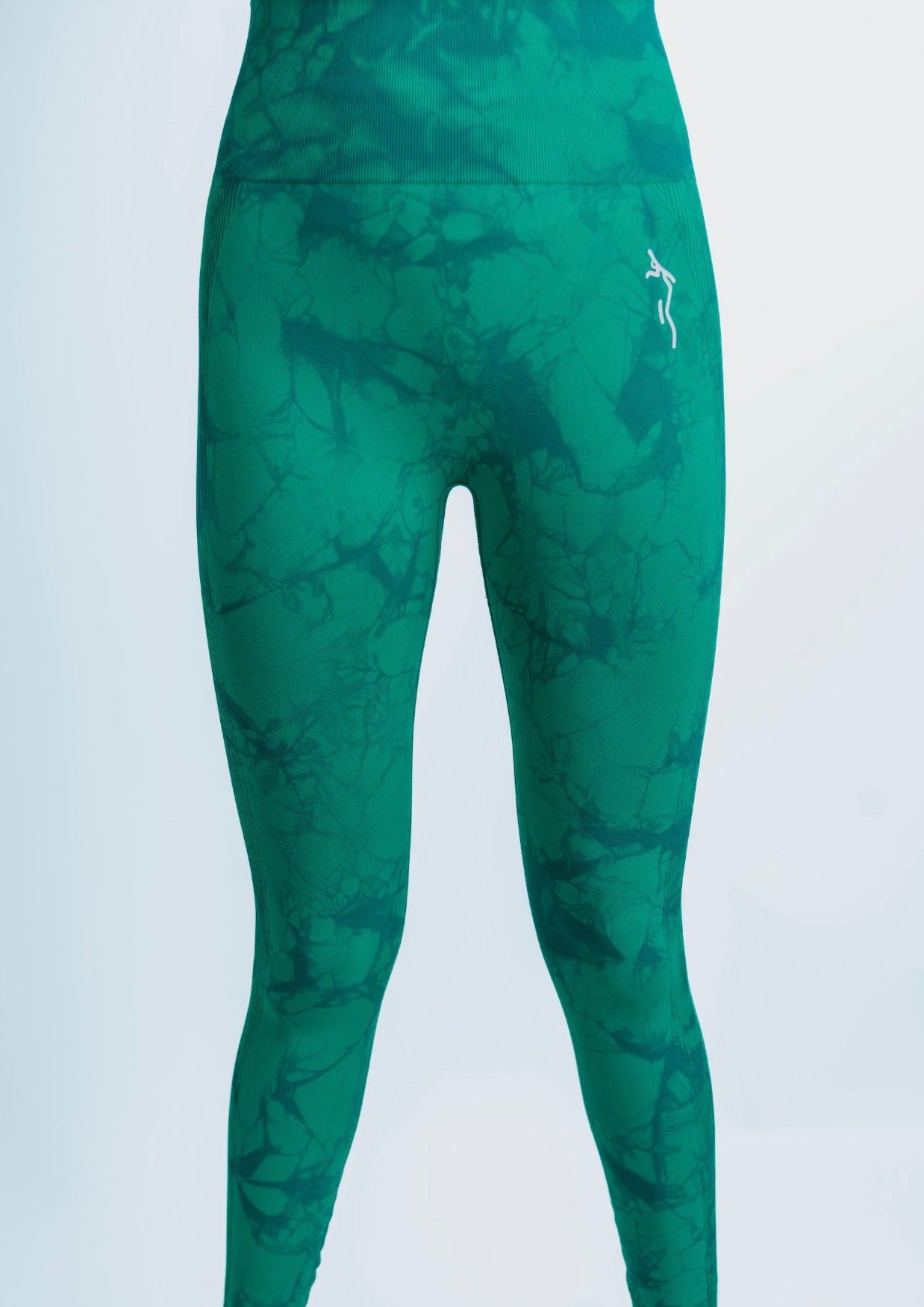BUTT LIFTING LEGGINGS - TEAL GREEN