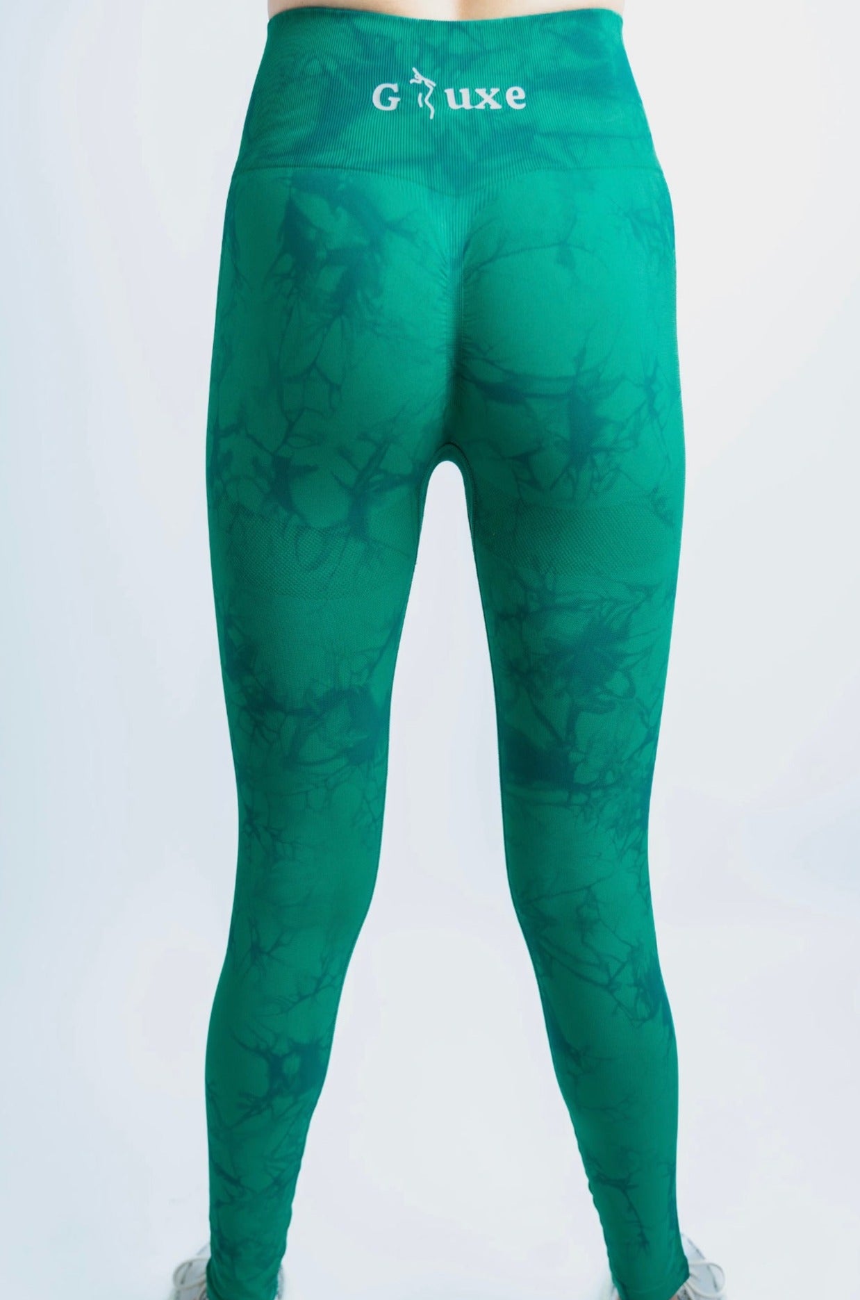 BUTT LIFTING LEGGINGS - TEAL GREEN
