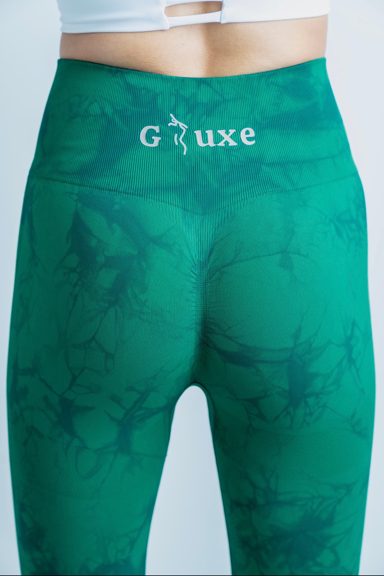 BUTT LIFTING LEGGINGS - TEAL GREEN