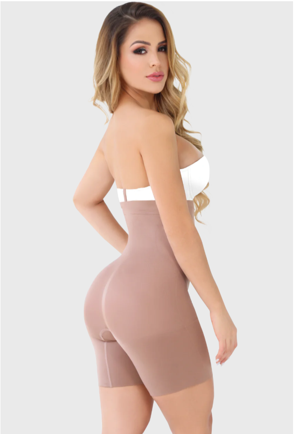 SEAMLESS STRAPLESS BODYSUIT - MOCHA 230