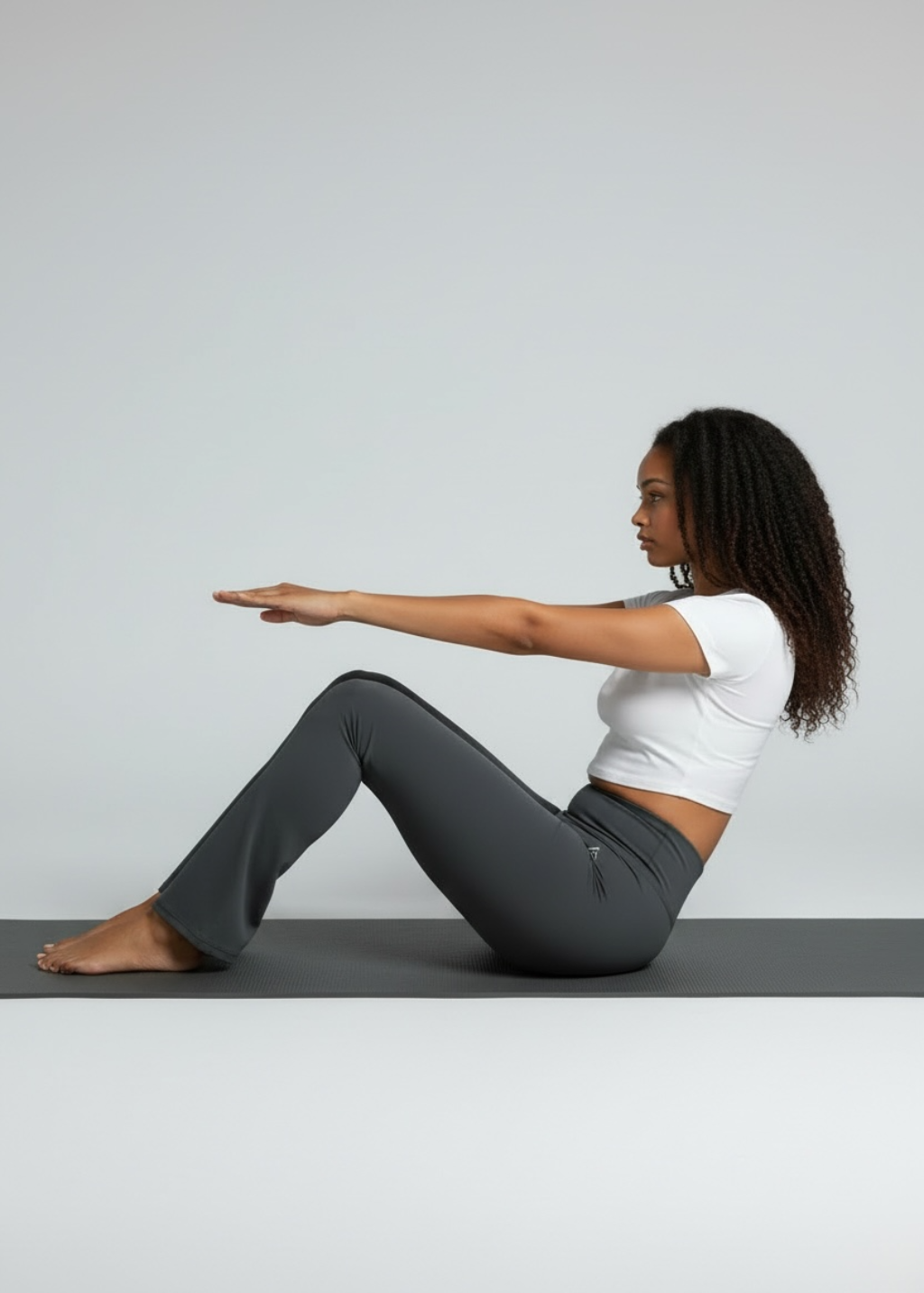 FLARE LEGGINGS - DEEP GRAY