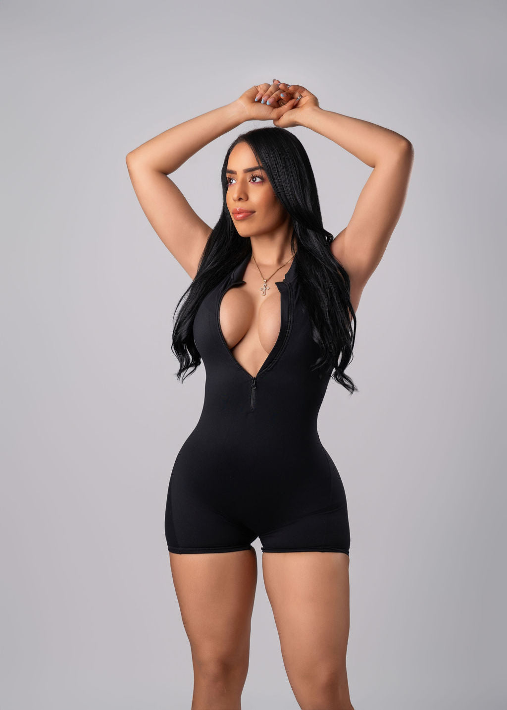 GAINS ROMPER - BLACK