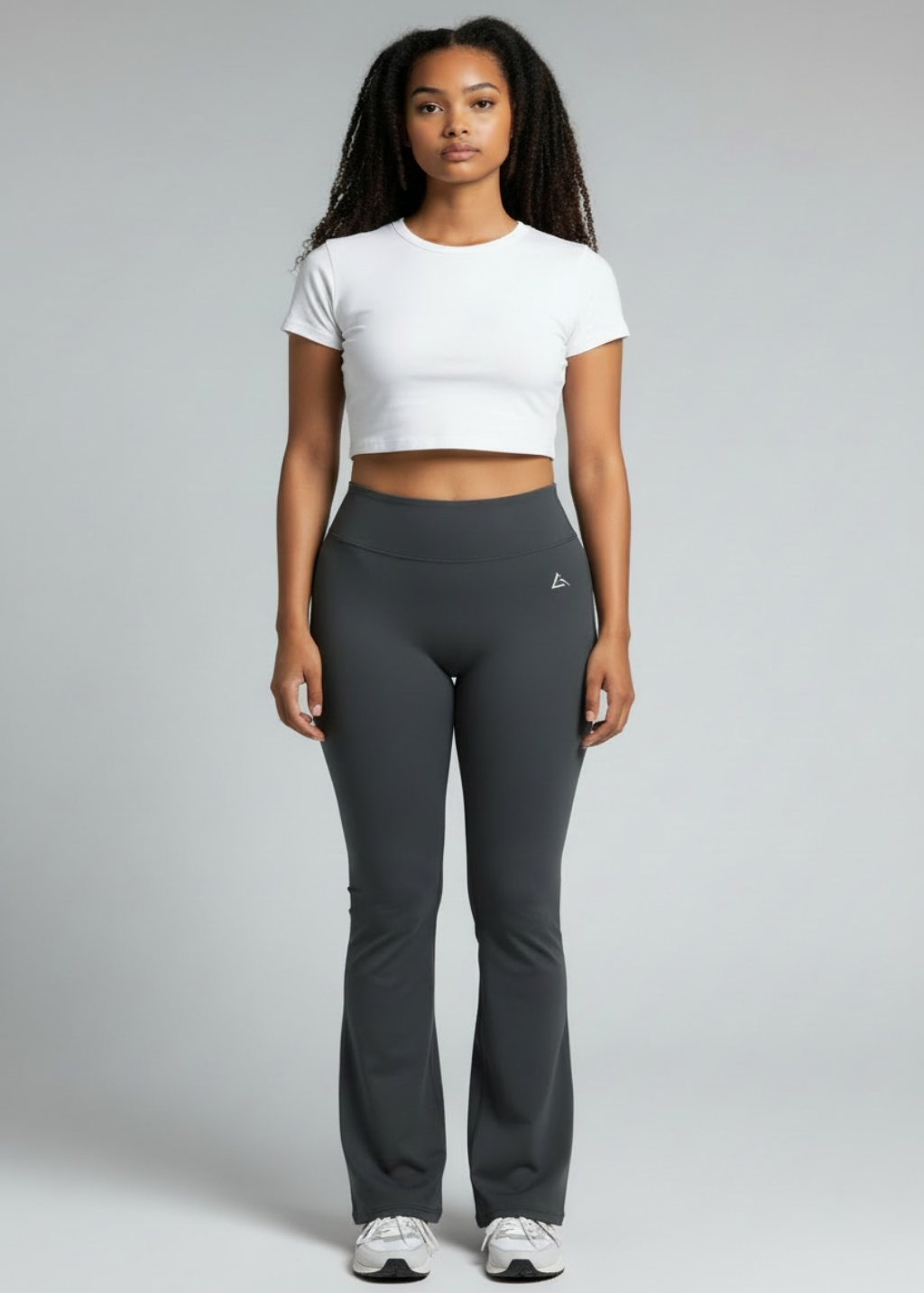 FLARE LEGGINGS - DEEP GRAY