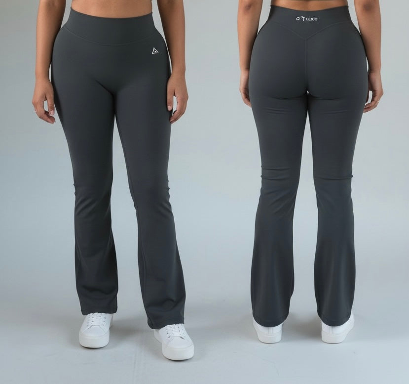 FLARE LEGGINGS - DEEP GRAY
