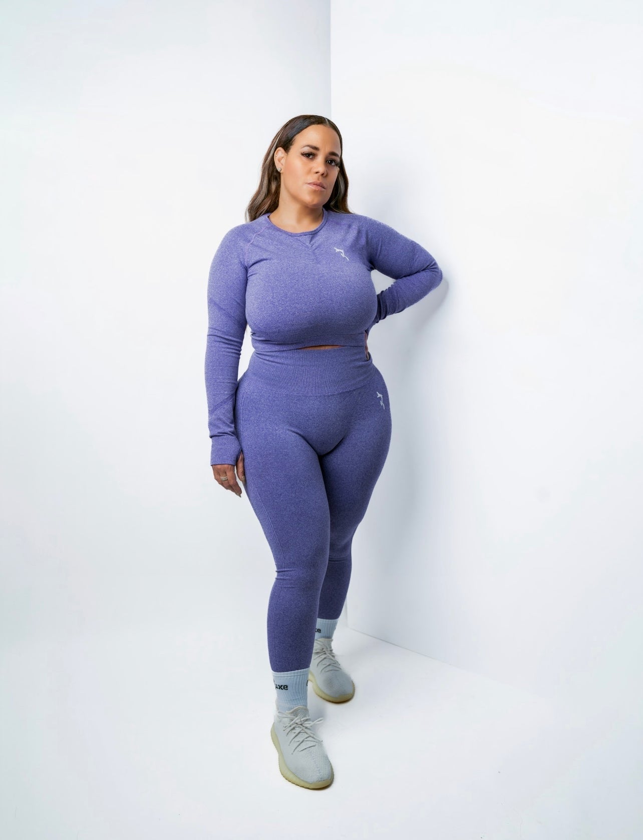 HIGH WAISTED LEGGINGS SET - LAVENDER