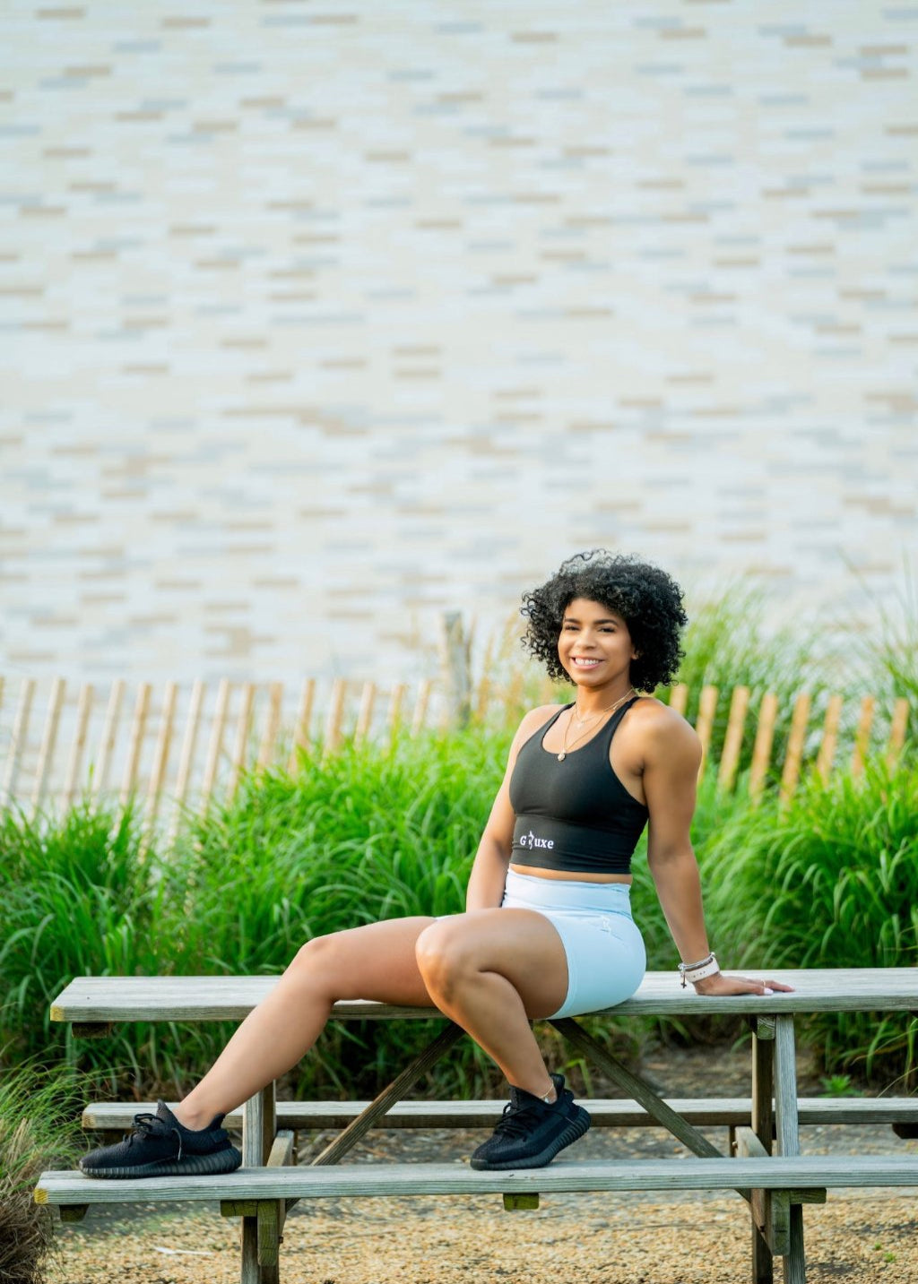 LUXE SHORTS - SKY BLUE