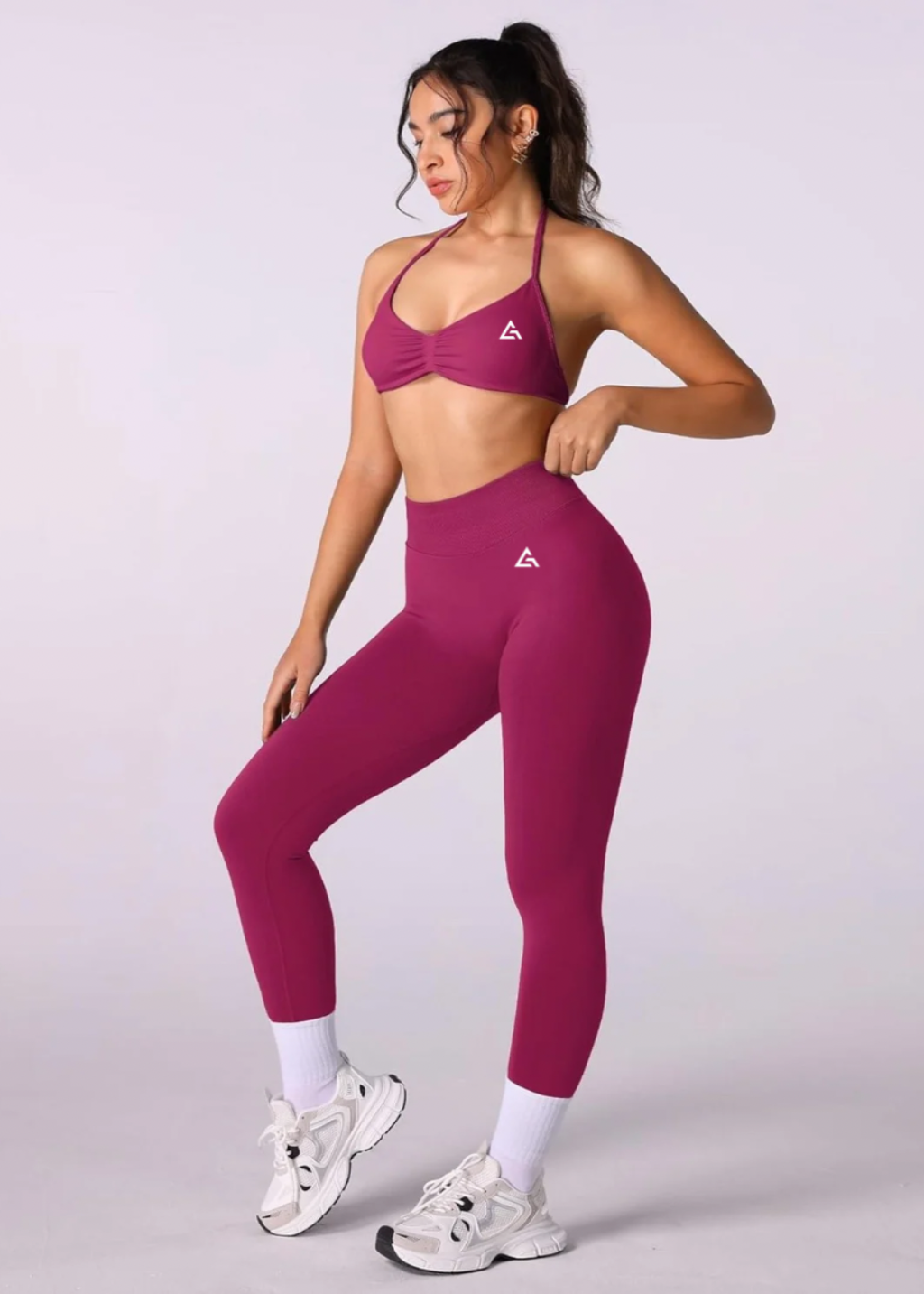 FLEX MODE LEGGINGS - CHERRY