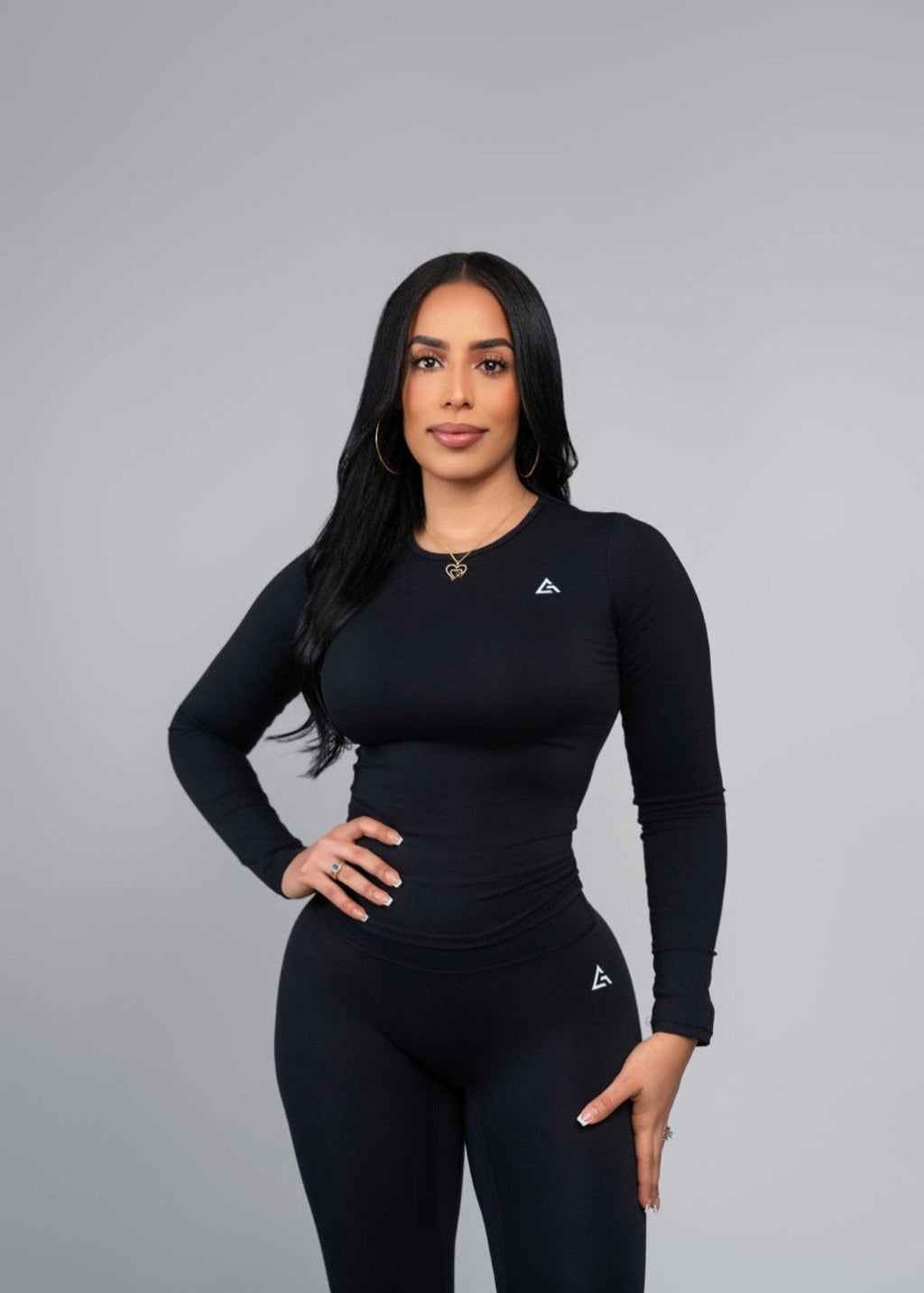 LONG SLEEVE LUXE SET - BLACK
