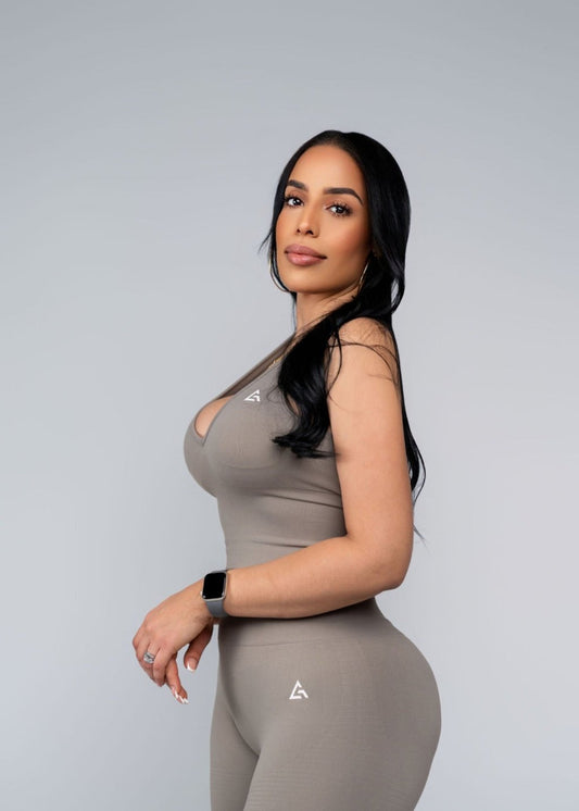 THREE PIECE SET - DARK BEIGE
