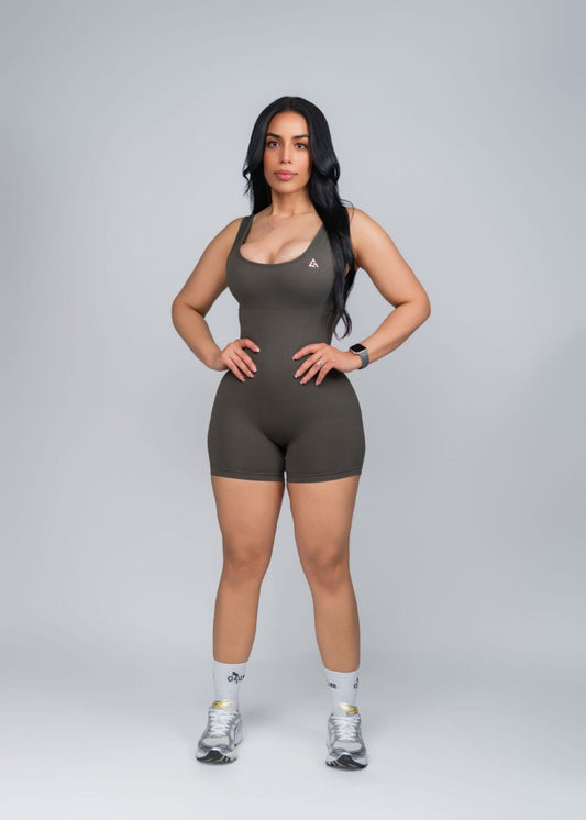 THE PERFECT ROMPER - OLIVE