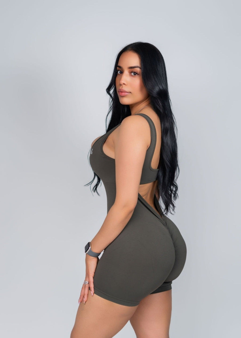 THE PERFECT ROMPER - OLIVE