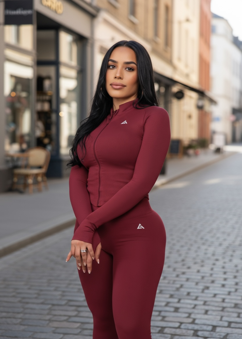 THREE PIECE SET - BURGUNDY