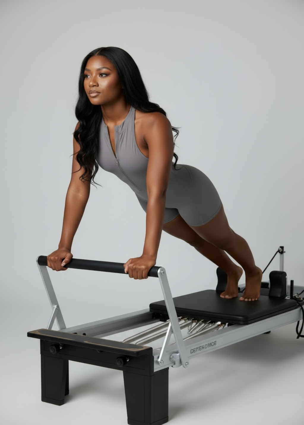 GAINS ROMPER - GRAY