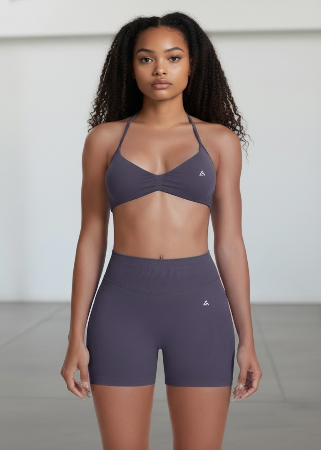 FLEX MODE SET - SOFT VIOLET GRAY W/SHORTS