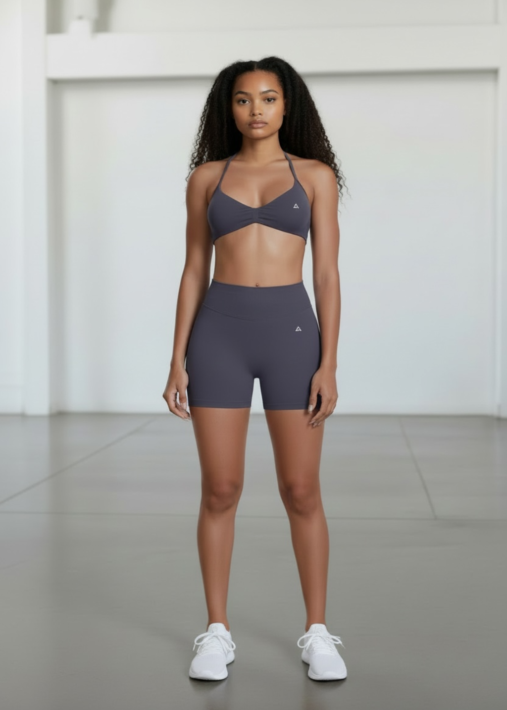 FLEX MODE SET - SOFT VIOLET GRAY W/SHORTS
