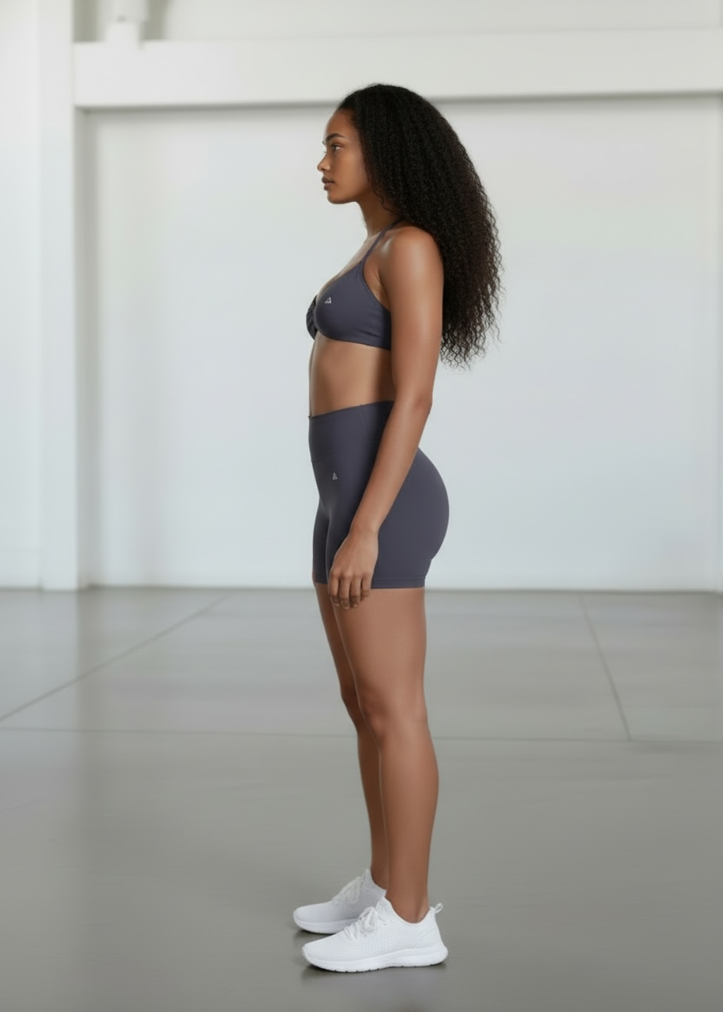 FLEX MODE SET - SOFT VIOLET GRAY W/SHORTS