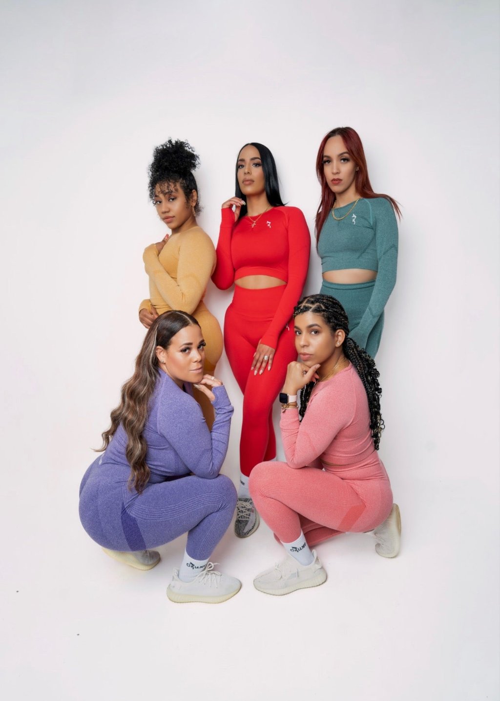 HIGH WAISTED LEGGINGS SET - GREEN LILY