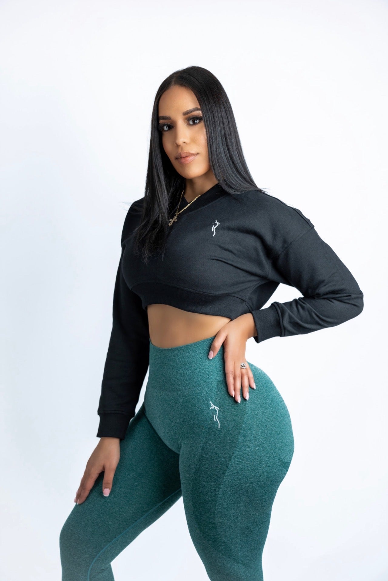 SEAMLESS LEGGINGS - EMERALD GREEN