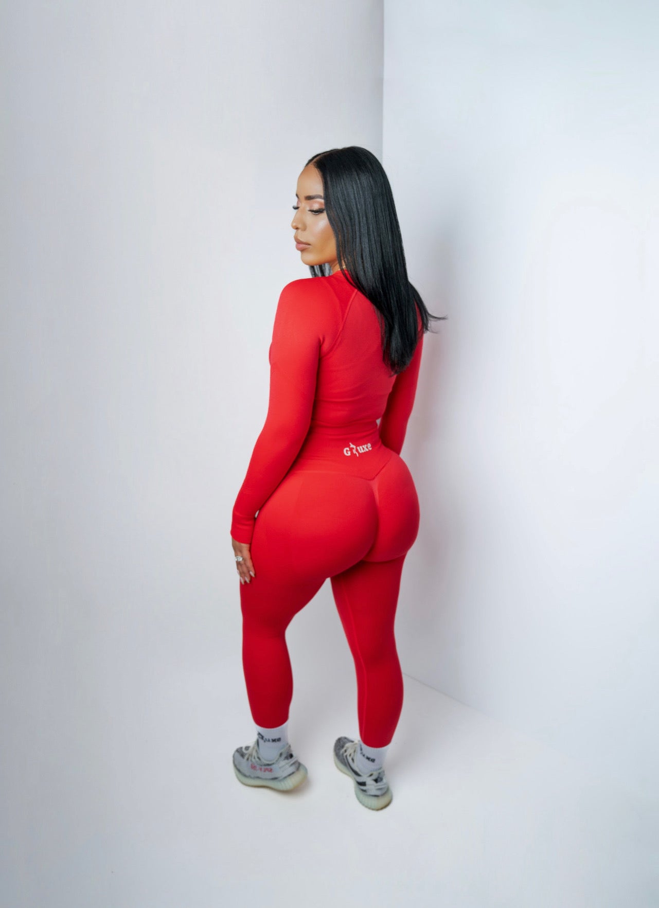 HIGH WAISTED LEGGINGS SET - ROSE