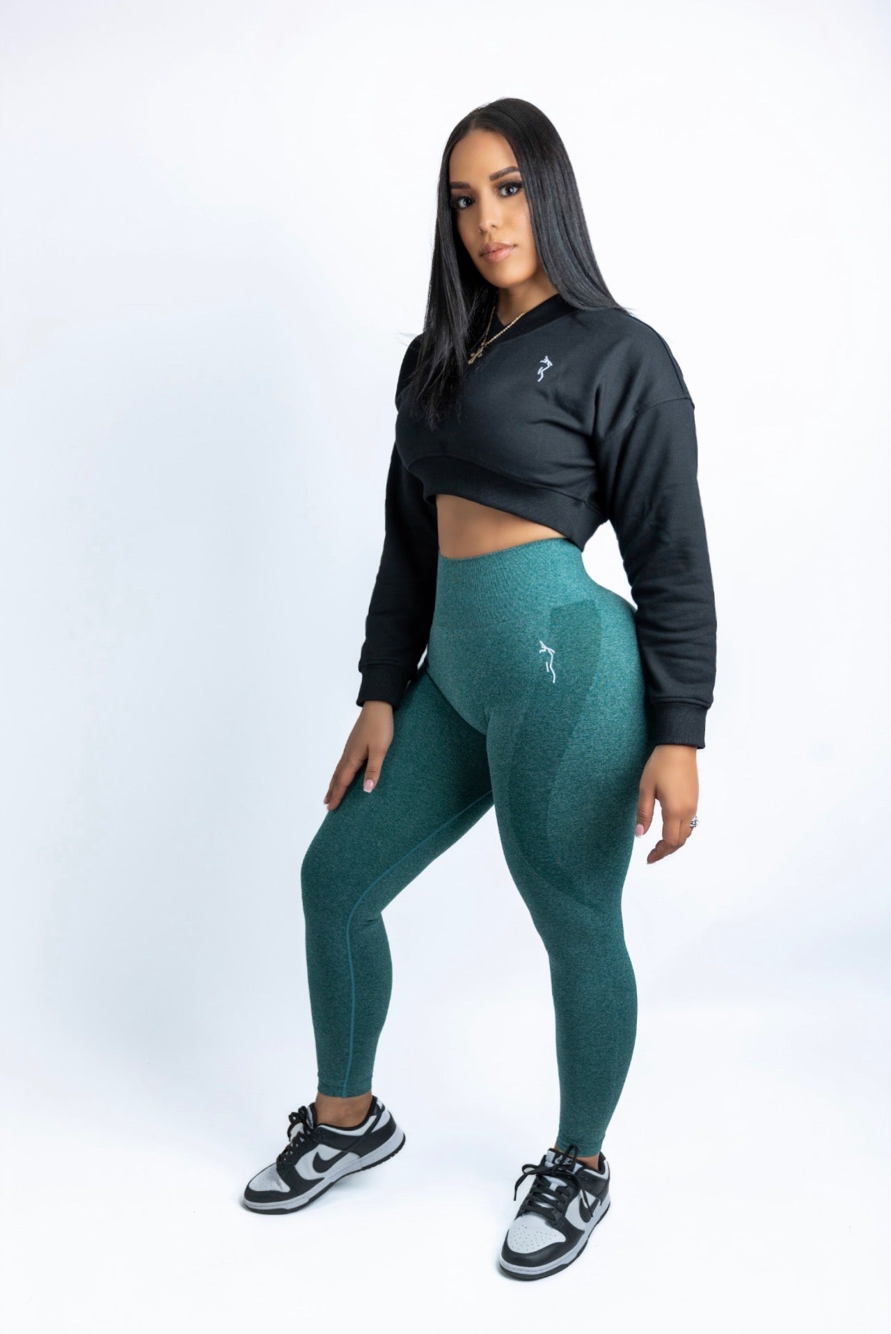 SEAMLESS LEGGINGS - EMERALD GREEN
