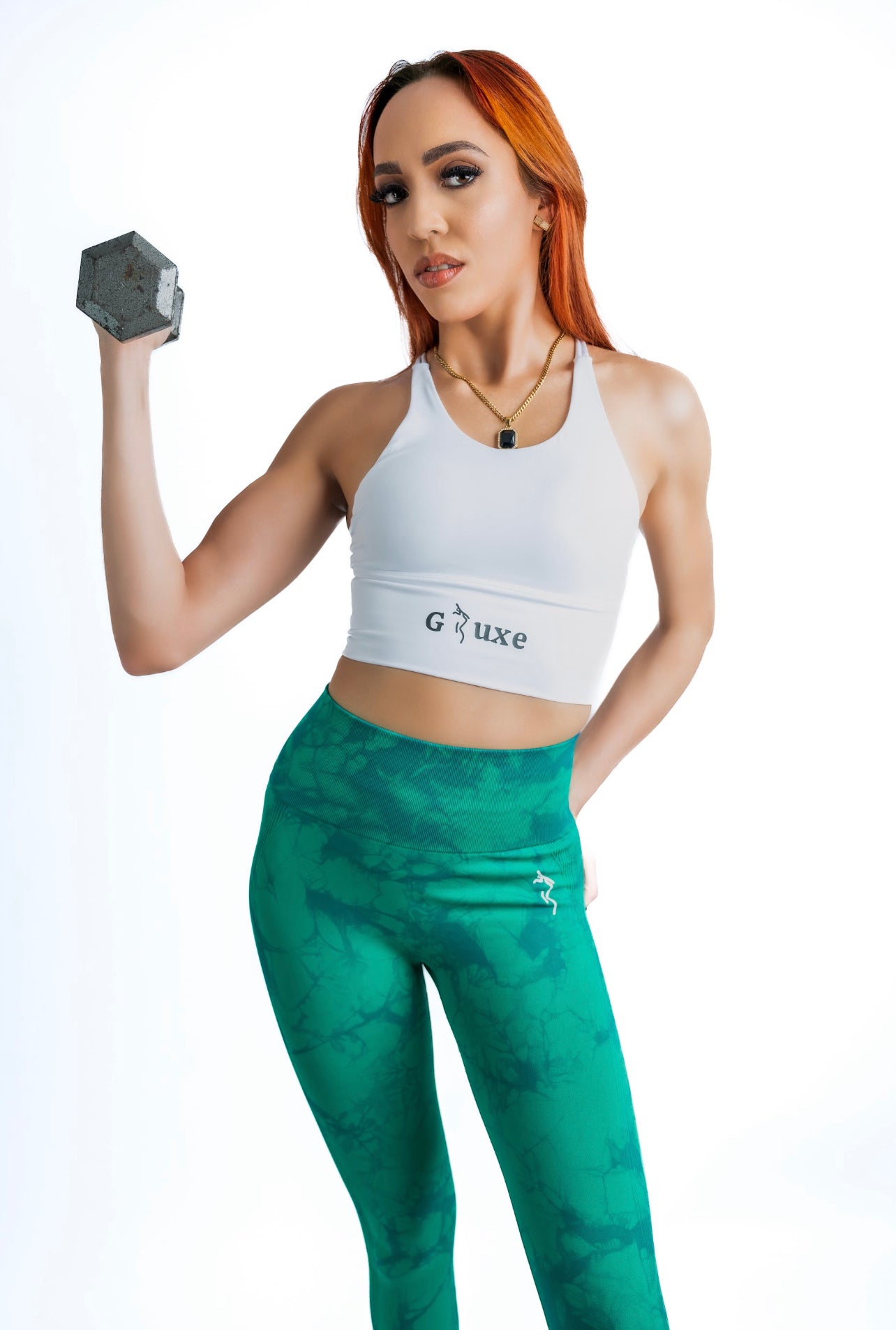 CROSS BACK SPORTS BRA - WHITE