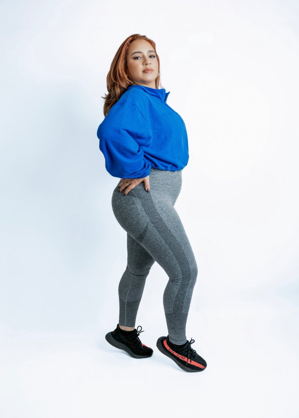 SCRUNCH BUTT LEGGINGS - GRAY