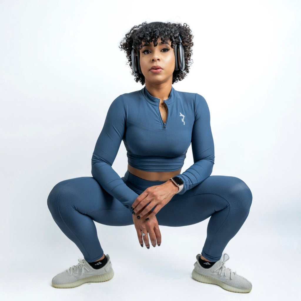 LONG SLEEVE AND LEGGING SET - BLUE