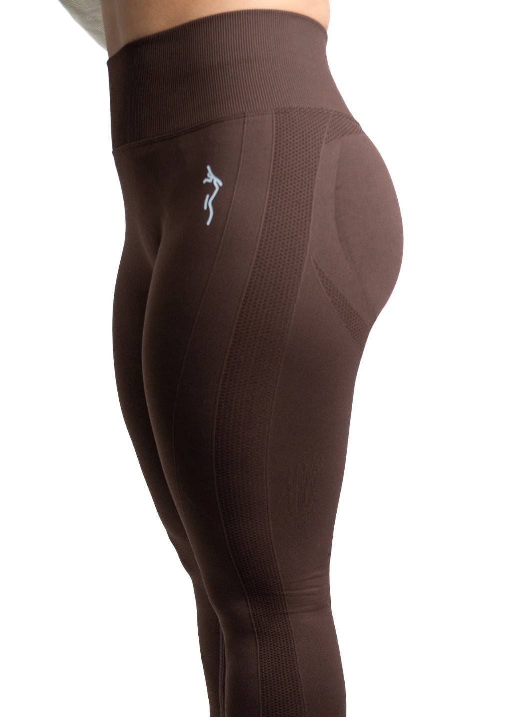 SCRUNCH BUTT LEGGINGS - CHOCOLATE