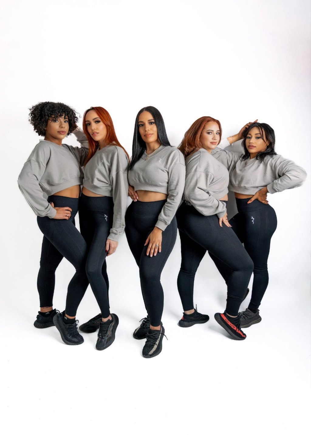 TRAINING CROPPED SWEATER - HARBOR GRAY